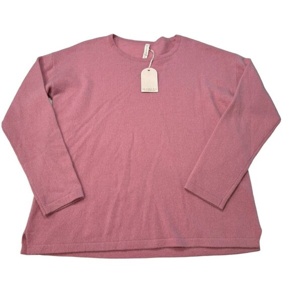 Van Winkle & Co Size Medium 100% Cashmere Sweater Blush Pink NWT $138 - Picture 5 of 8